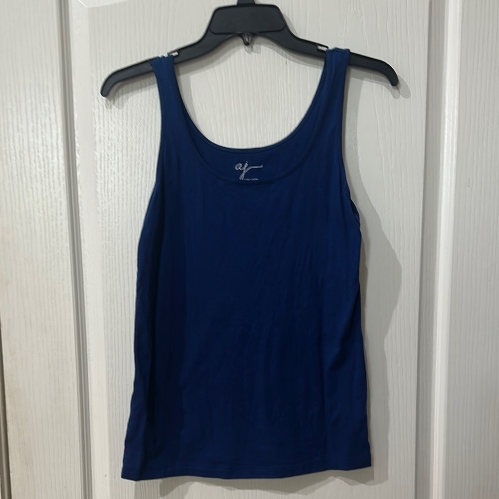 Andrea Jovine Sz S royal blue tank top NWOT